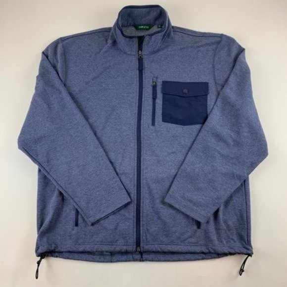 Orvis Other - Orvis Navy Blue Zip Up Jacket